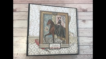 PROJECT SHARE FOR INSPIRATION STAMPERIA PRINCESS LARGE ALBUM SHELLIE GEIGLE JS HOBBIES AND CRAFTS