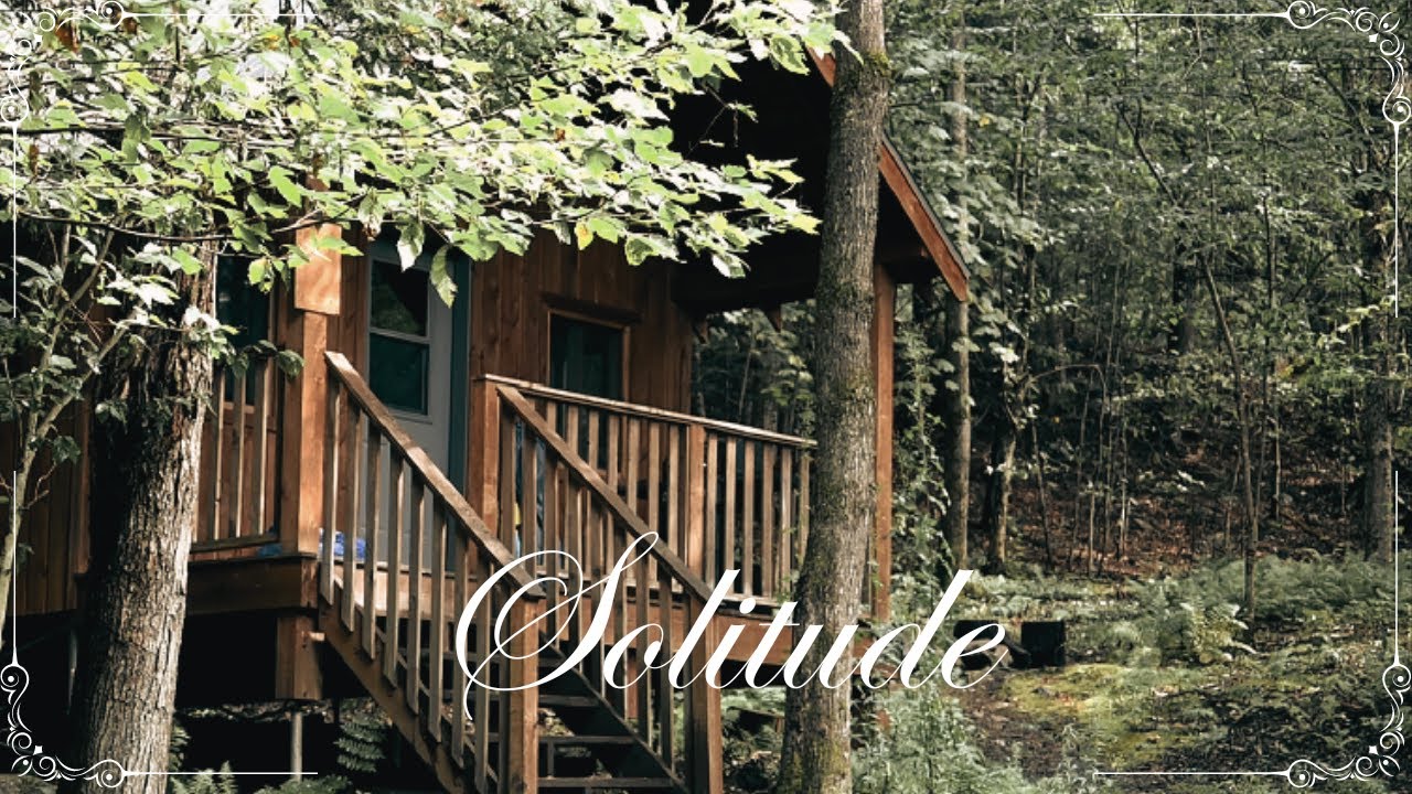 Solitude In The Mountains | Remote off Grid Cabin | Slow Living - YouTube