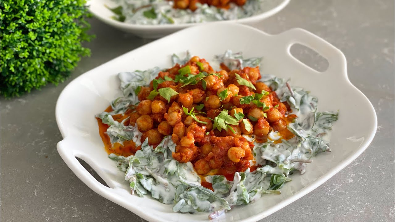 DAHA ÖNCE DENEMEDİYSENİZ ÇOK ŞEY KAÇIRIYORSUNUZ😍TAM BİR YAZ SALATASI😋NOHUTLU SEMİZOTU