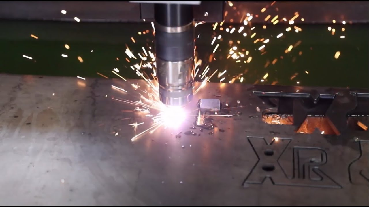 Arc Advanced Plasma Cutting Machine - Burn Table - YouTube