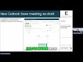 🆕 📅 New Outlook: Save Meeting Invites as Drafts!