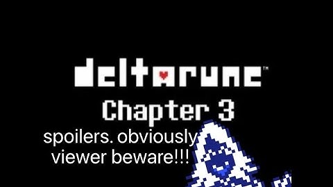 DELTARUNE Chapter 3 & 4 all Rouxls Kaard moments