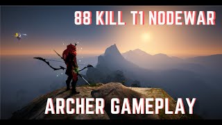 Intense 88 Kill T1 Node War BDO Archer Kill Steal God