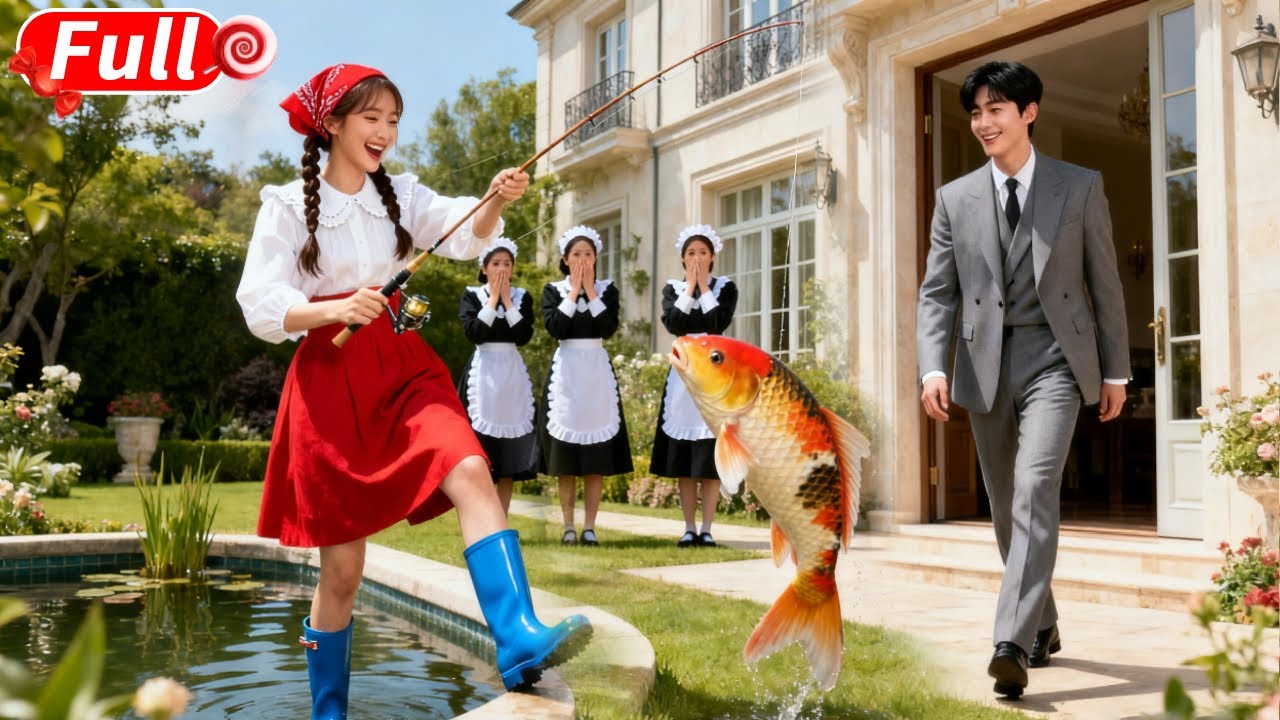 總裁20年不曾露笑，卻在撞見鄉下野丫頭在他別墅池塘釣魚時當場破功大笑！誰料她竟還是他的天命之人，立刻豪砸千億把她寵上天！ #短劇 #爽劇 #甜劇 #愛情劇 #drama ＃总裁