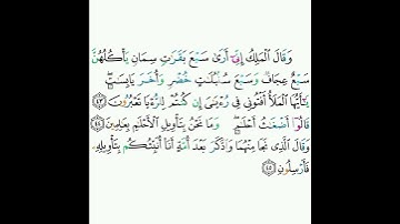 12 - سورة يوسف ٤٣-٤٥ - أحمد العجمي