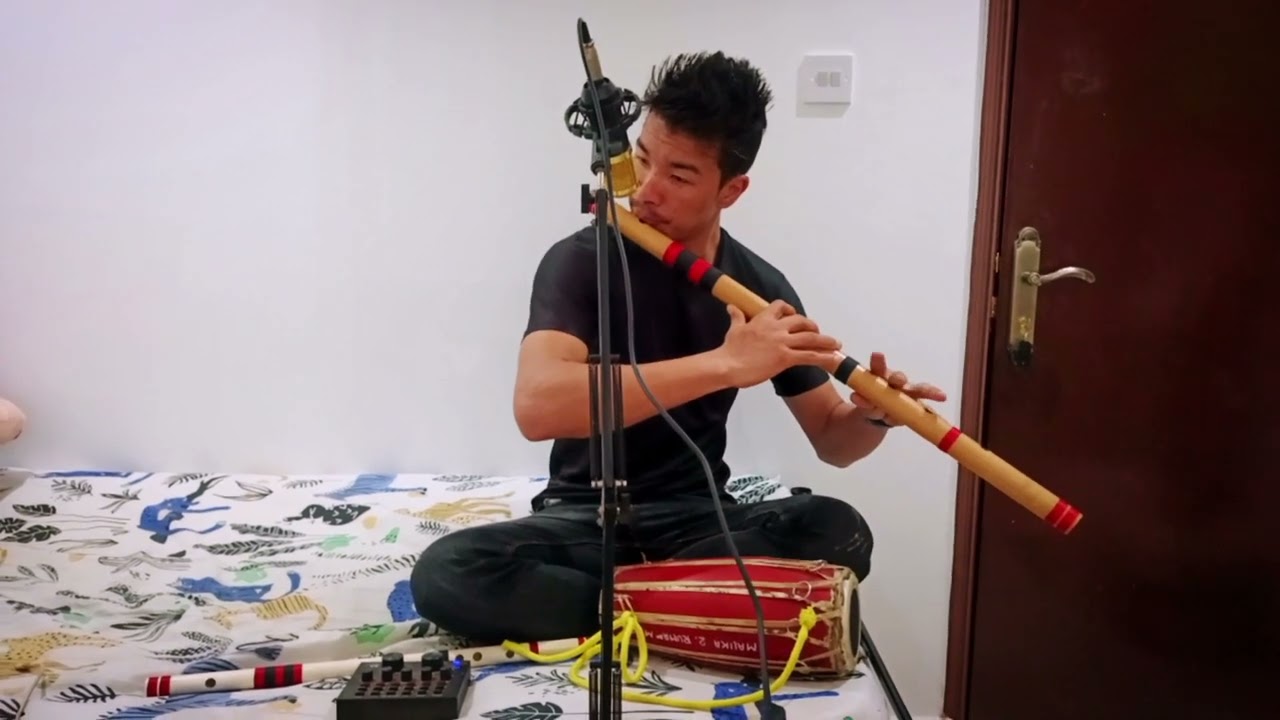 मार्मिक बाँसुरी धुन लाकुरिको बोट, Nepali flute tune choken pun magar bima kumari dura's song flute