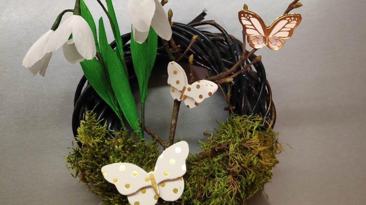 SPRING WREATH 🌷🌿 - Beautiful spring DIY 