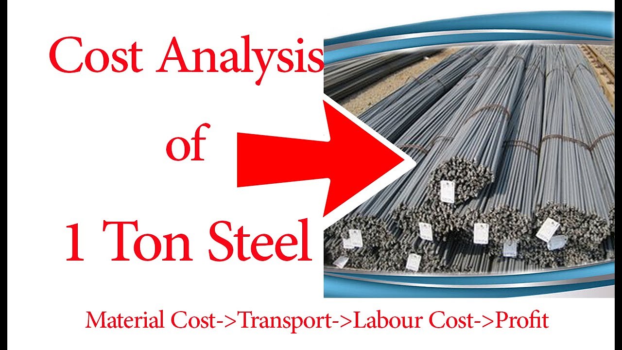 Cost Analysis Of 1 Ton Of Steel | Detail Estimation