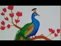 Peacock painting | Acrylic painting ideas #art #acrylicpainting #peacock