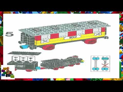 Lego Set 490 Mobile Crane From 1975 With Instructions 