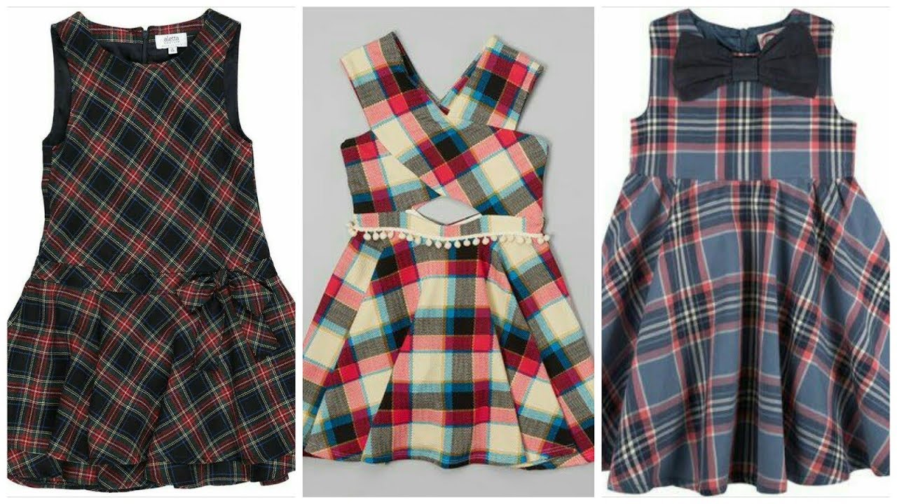 Check Print Baby Frock Designs || Amber Beauty Fashion