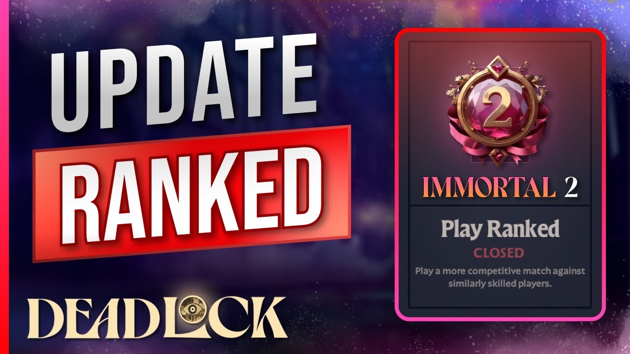[ Deadlock Patchnotes ] - New RANKED System - YouTube