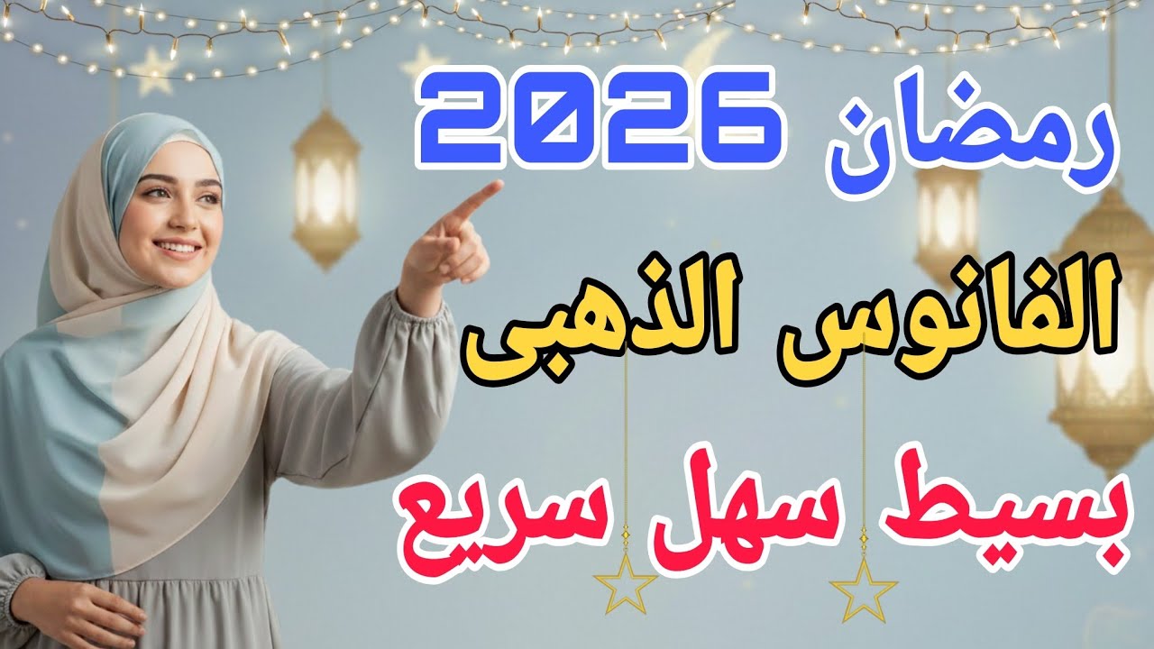 فانوس رمضان 2026💥أسهل وأسرع طريقة لعمل فانوس رمضان في البيت بدون تكاليف🌜DIY Ramadan decor