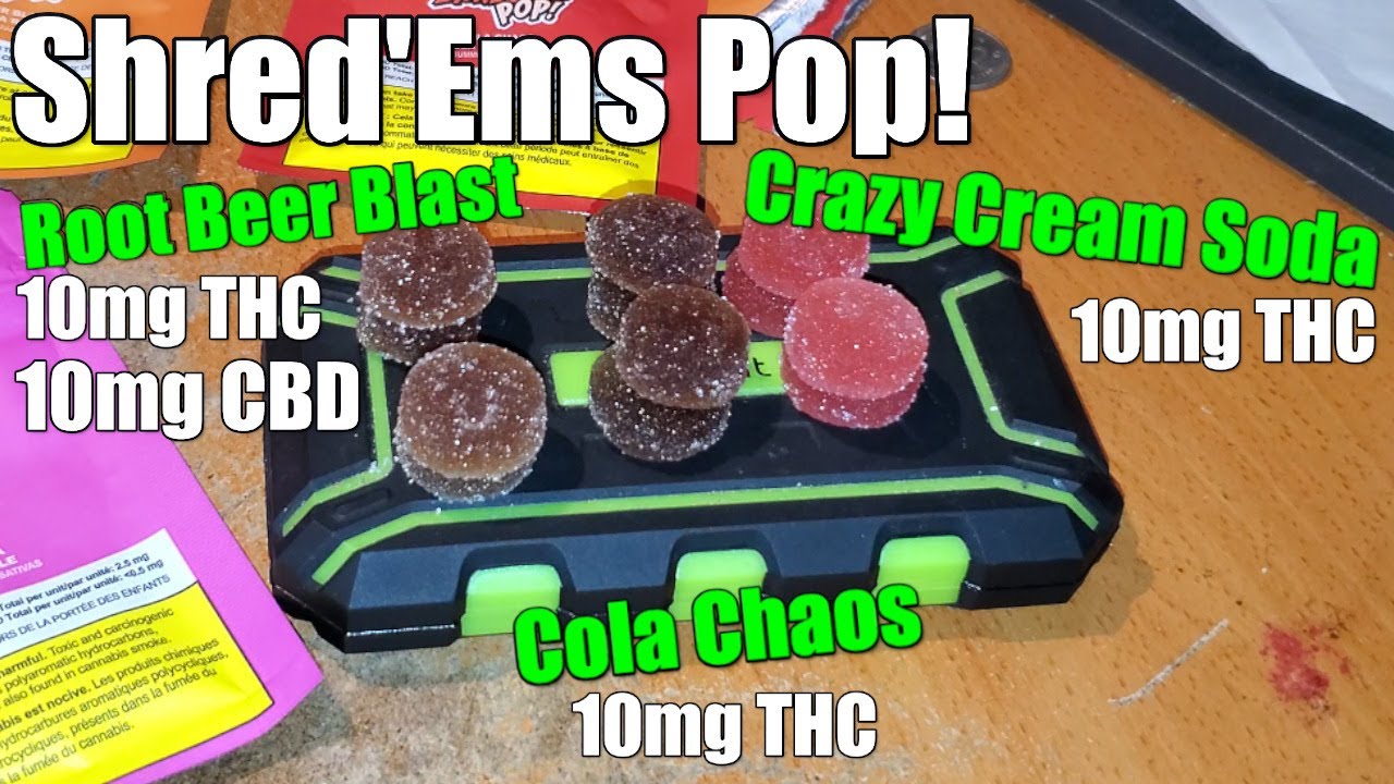 Shred'Ems Pop! - Root Beer Blast - Crazy Cream Soda - Cola Chaos - Review (+Extreme Closeups)