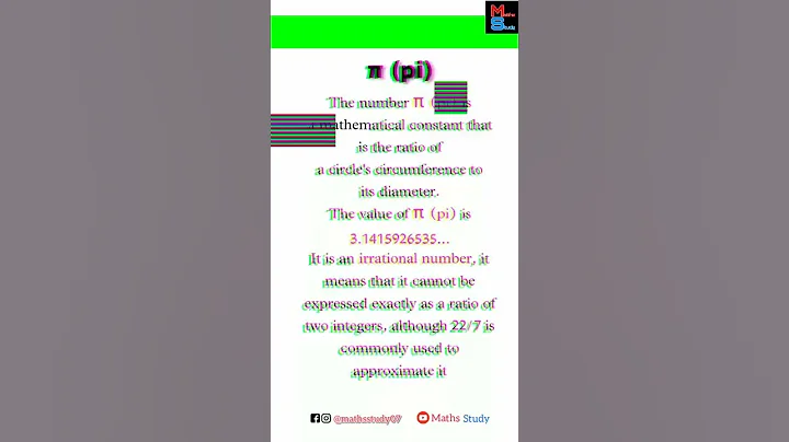 π (pi) | #shorts