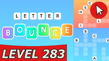 Letter Bounce Level 283 Answers (Surfing)
