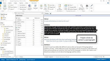 NVivo Coding Tip #1: Text Selection
