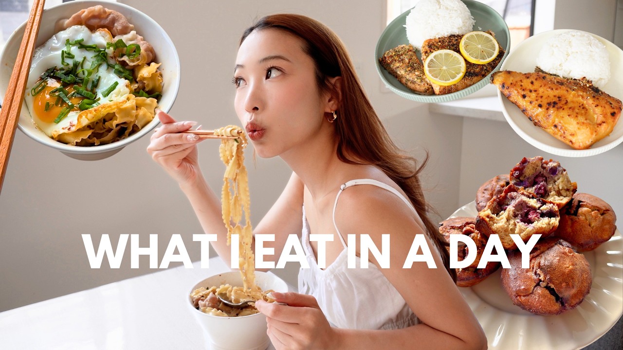 What I Eat in a Day to Lose Fat & Lean Muscles 🍳| High Protein Meals ...