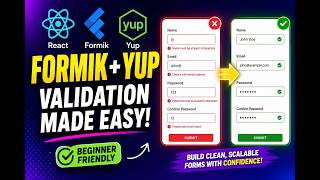 Formik Validation with Yup in React JS | Complete Form Validation Tutorial for Beginners Information