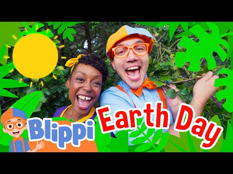 Blippi and Meekah's Colorful Earth Day Challenge! Educational Videos for Kids