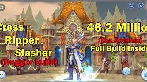 46.2 Million with Lex Aetena Cross Ripper Slasher Dagger build Ragnarok Etenal Love