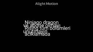 Ninjago dragon Rising tüm bölümleri acıklamada izle