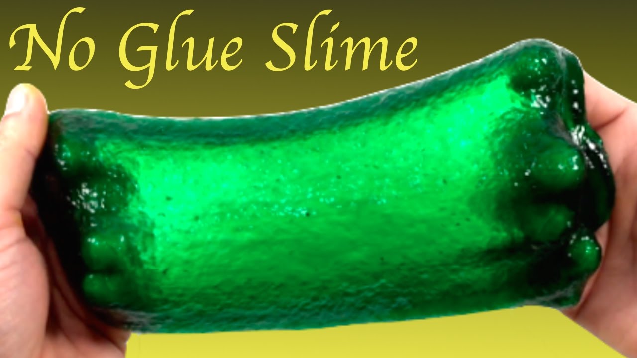 Diy Slime Without Gluecornstarchdetergentboraxsalt Or Shampoo