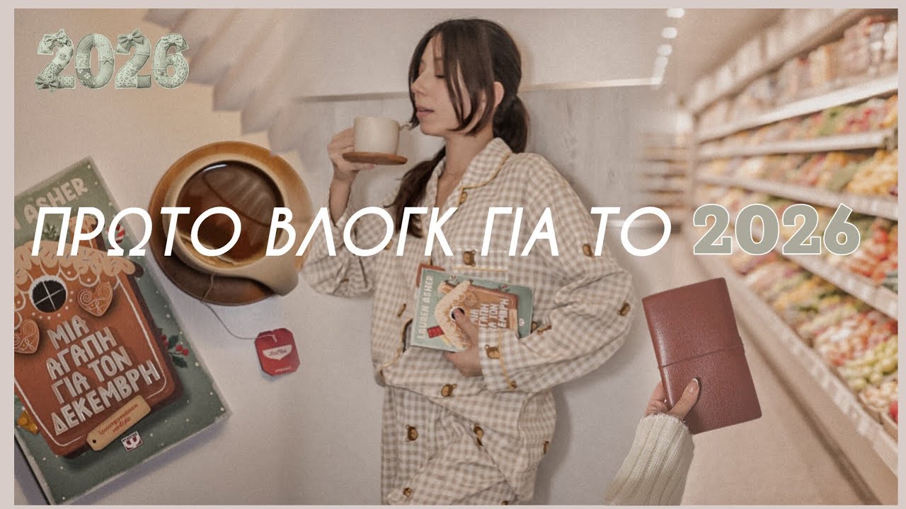 ΠΡΩΤΟ ΒΛΟΓΚ ΤΟΥ 2026 | νέοι στόχοι, ψώνια και τι κατάφερα το 25