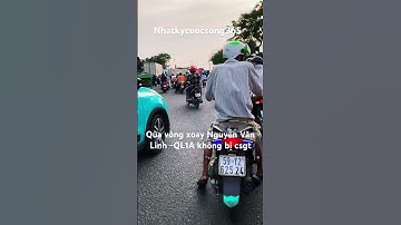 Qua vòng xoay Nguyễn Văn Linh - QL1A không lo csgt #nhatkycuocsong #saigon #csgt #mientay