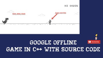 Dinosaurs game in C++ With source code