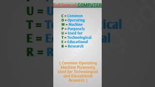 computer ka full form yad kar bahut jaruri hai dost #music