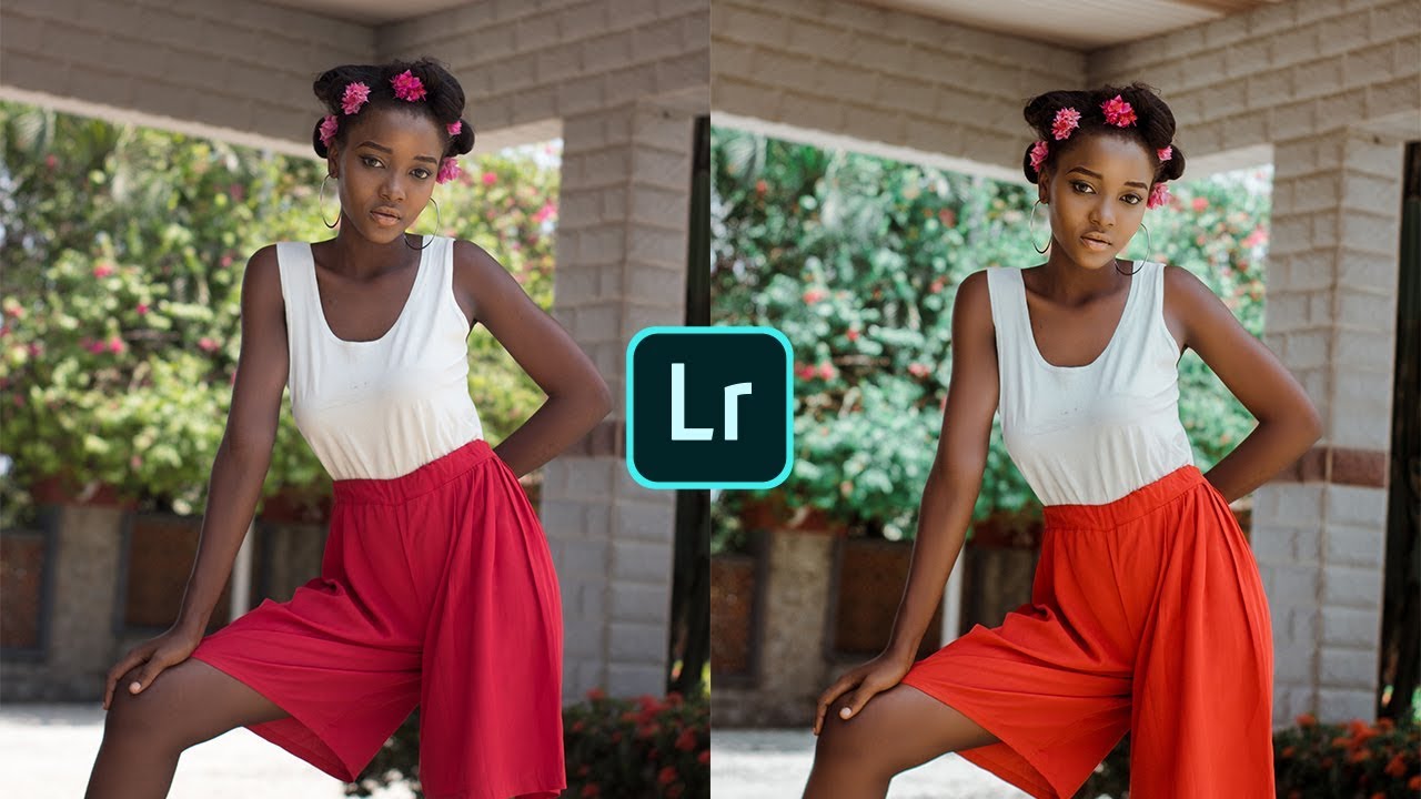 How To Edit Dark Skin Portraits in Lightroom YouTube