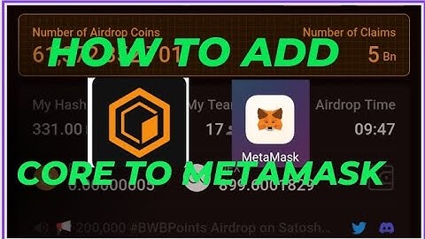 how to add core crypto network to metamask #core #corecrypto #crypto #coredao  #metamask #wallet