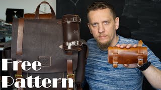 Craft Your Own Retro Leather Case | Free Pattern & Relaxing ASMR Sounds