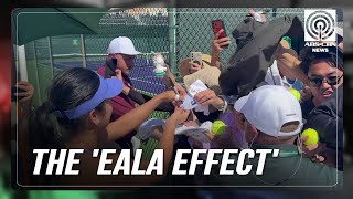 Tennis: 'Eala effect' seen at Indian Wells as fans show up to watch Alex in practice | ABS-CBN News