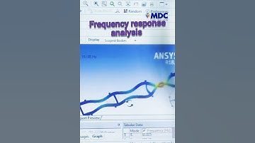 FEA | frequency response analysis #automobile #mechanical #shorts | Dr. N V Dhandapani #mdcengg