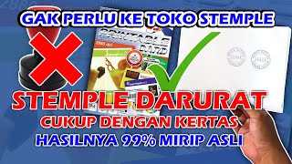 Cara membuat Cap Stempel Darurat tanpa harus ketoko Stempel, Hasilnya 99% Natural||Ms.Word Tutorial