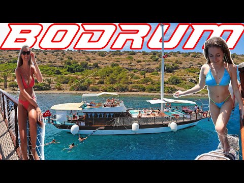 RUS GÜZELLER ile BODRUM TEKNE TURU | Cennet Koyu