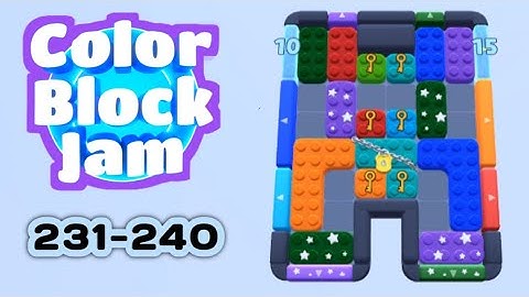 Color Block Jam Level 231-240 | No Commentary, No Music | Android Gameplay