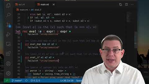 SimPL Big Step | OCaml Programming | Chapter 9 Video 20