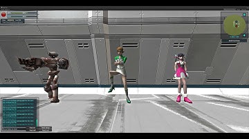 Phantasy Star Unity - NPCs animations (Mixamo free)