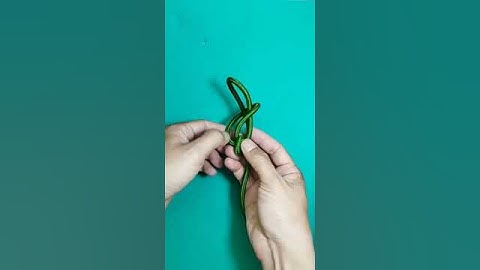 Cách tạo gút dây bốn / Good tip with rope