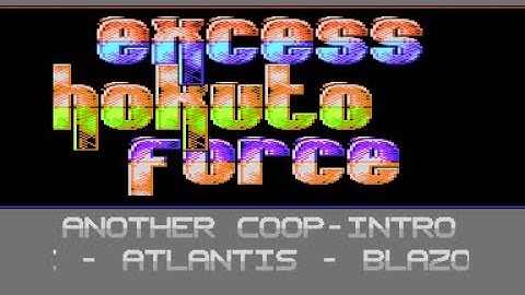 C64 Crack Intro : EX & HF Coop-Intro #7 by Excess, Hokuto Force  ! 26 October 2025 !