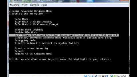Starting Windows in safe mode Windows 2000 to 7