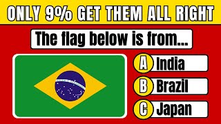 15 FLAGS - Only 9% of People Can Get Them All Right! by Intelligence Test 416 views 7 months ago 7 minutes, 27 seconds