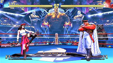 True Boss Juri vs M. Bison (Hardest AI) - STREET FIGHTER V
