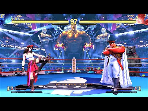 True Boss Juri vs M. Bison (Hardest AI) - STREET FIGHTER V