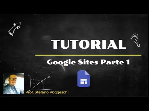 Tutorial Google Sites parte 1 - YouTube