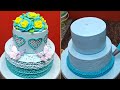 New Cake Decoration Ideas | Doble Step Cake Decorating Ideas | H.p. Cake Art 