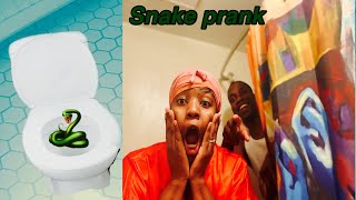 Snake Prank On Fiancé She Almost Peed On Herself